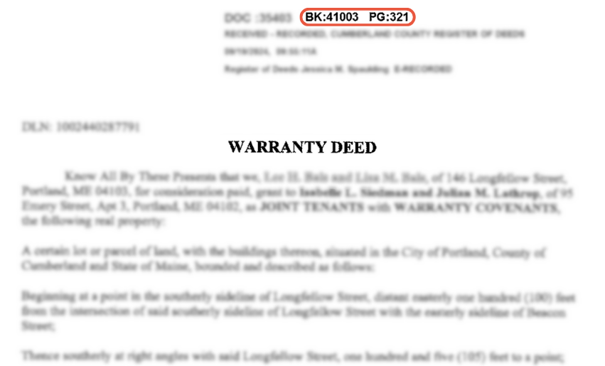 Warranty Deed - Herrick & Salsbury